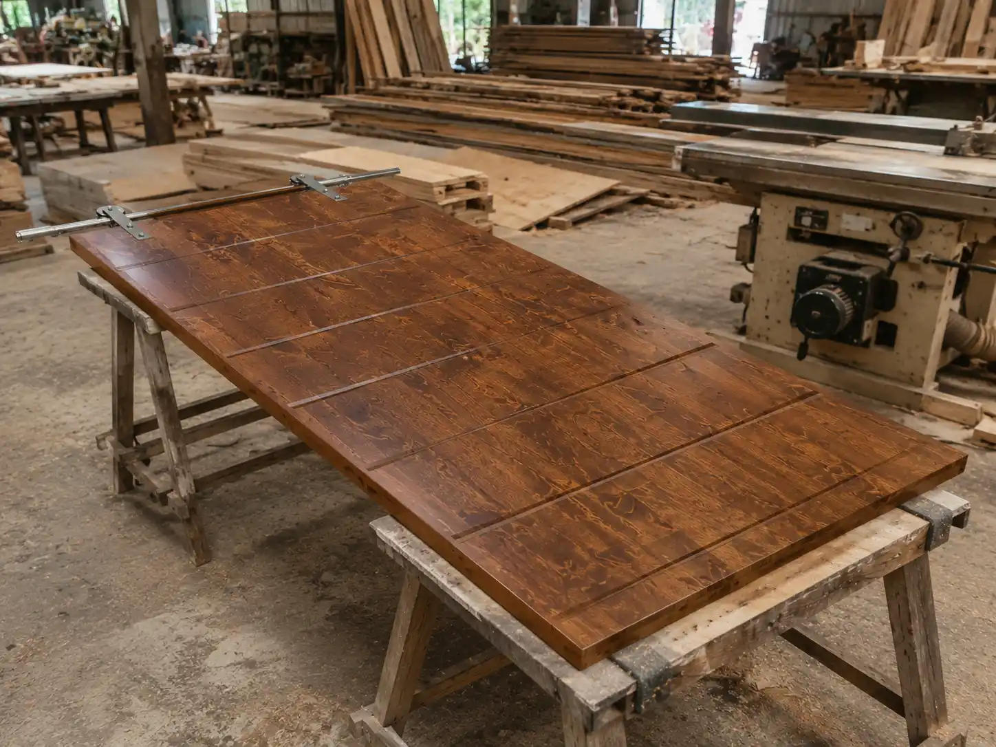 pintu kayu fjl vs kayu solid utuh